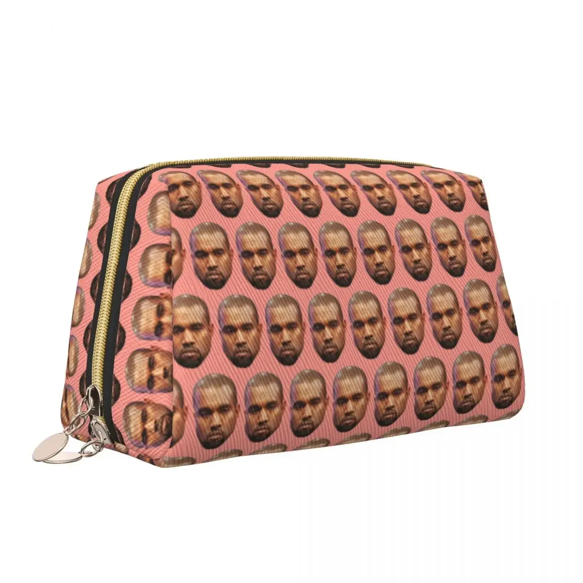 Trousse de toilette portable drôle Kanye West Meme, production de musique évasée, trousse de rangement Dopp, trousse de maquillage, trousse cosmétique, évaluatrice, trousse de beauté
