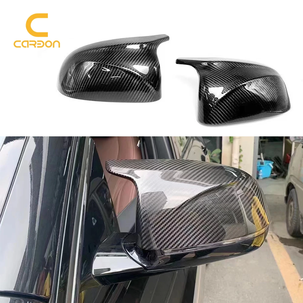 

Real Carbon Fiber Mirror Cover Replacement Style Mirror Cover For BMW X3 G01 G08 X4 G02