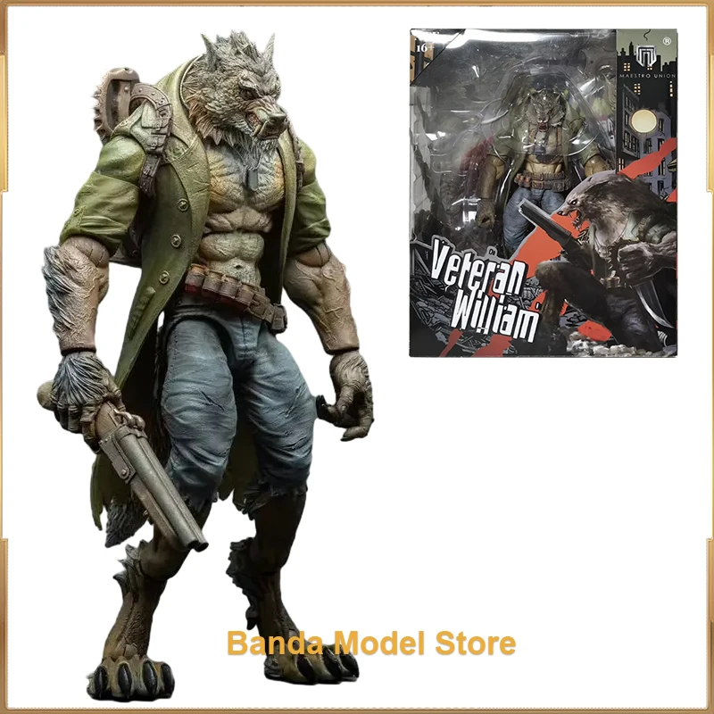 Original In Stock Jiang Meng 1/12 Furayplanet Series Veteran William 7.7inch Anime Action Figure Model Collection Figurine Toys