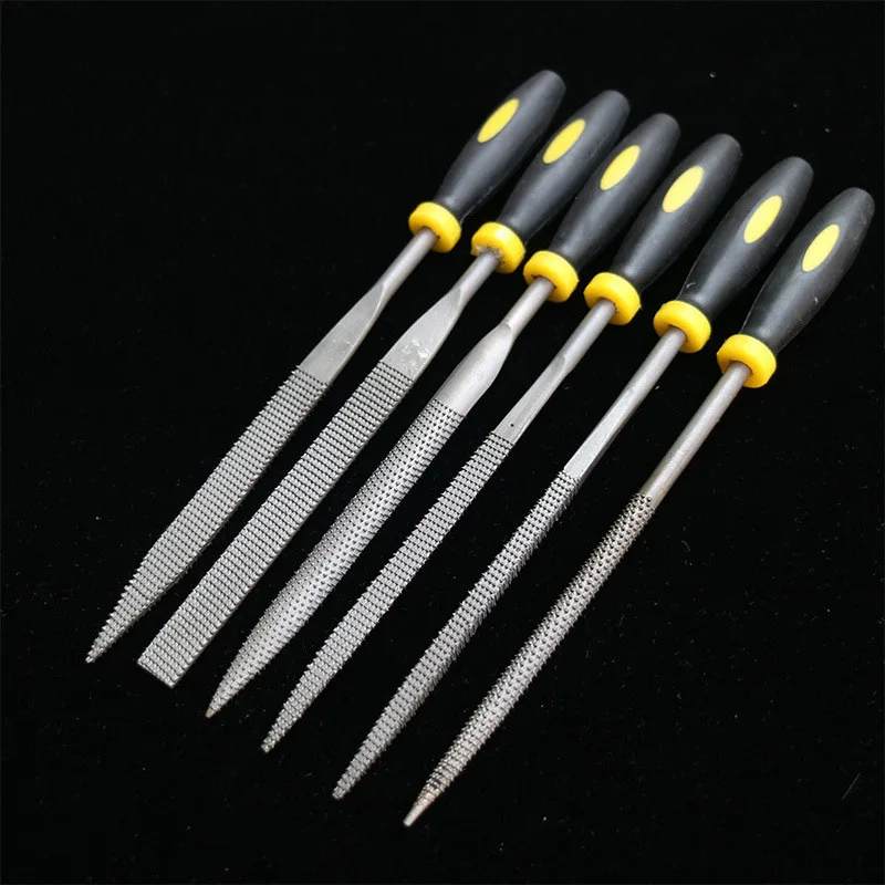 6x140mm Mini Metal Rasp Needle Files Set Wood Carving Tools for Steel Rasp Needle Filing Woodworking Hand File Tool Woodwork
