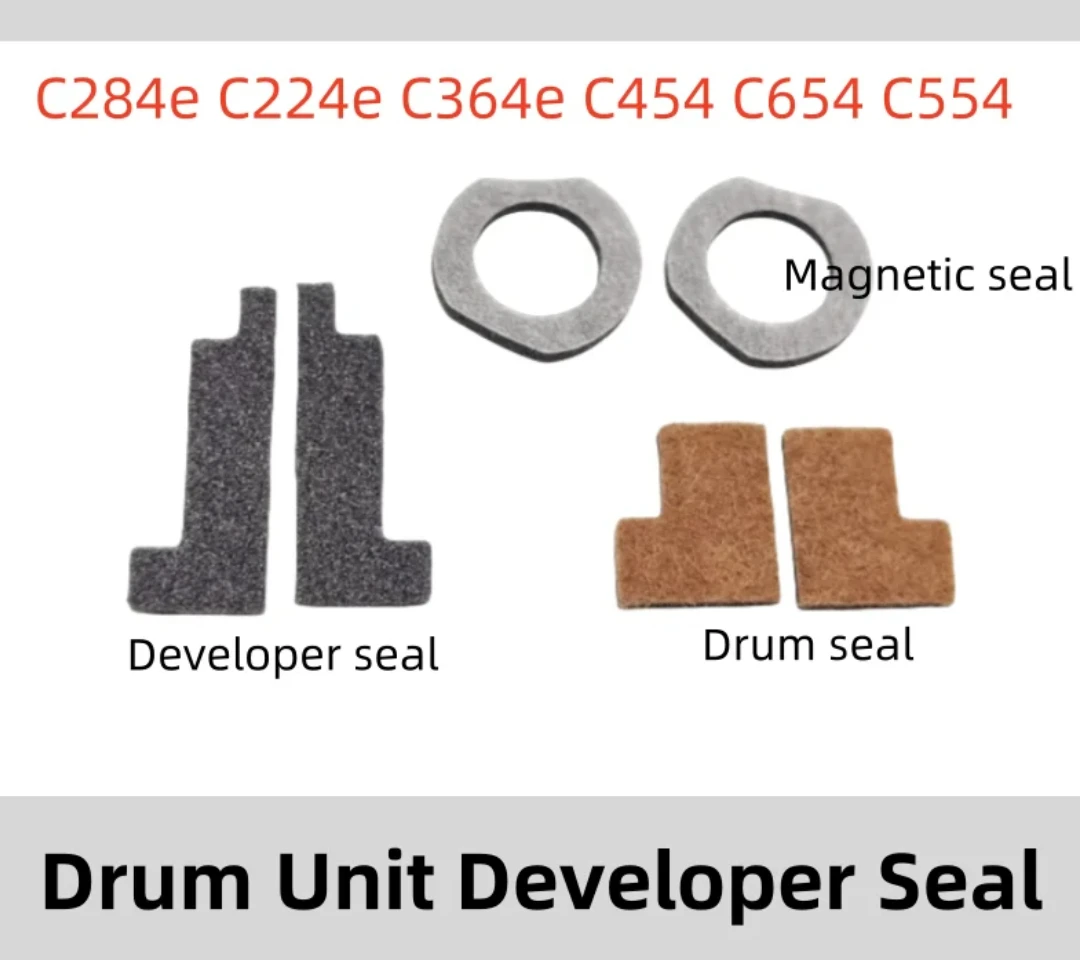 10pcs Developer Drum Unit Seal Magnetic Seal For Konica Minolta C284 C364 C224 C364e C454e C284e C224e C454 C654 C554 Sponge