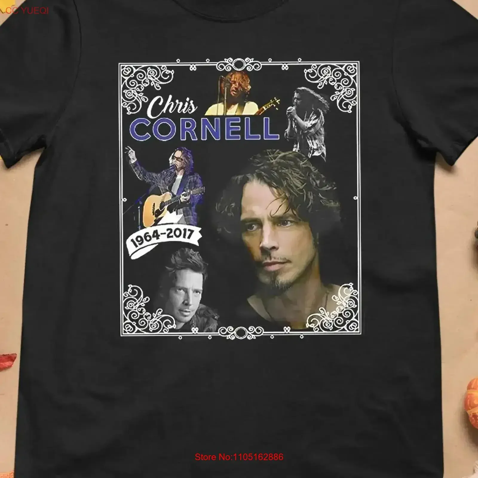 Chris Cornell Sourgadern Band T shirt All Size S To 4XL vintage Washed Stretched Slightly homme fashion designer clothes Soft