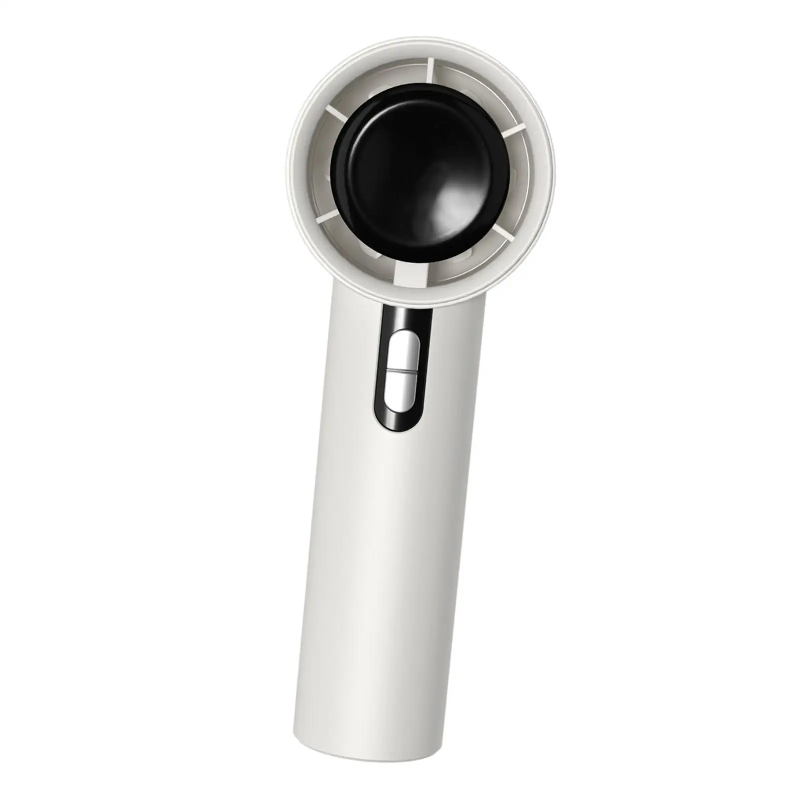 Mini Handheld USB Carregamento Ventilador de Refrigeração, Display Digital, Velocidades Ajustáveis, 17cm Comprimento, Verão Quente