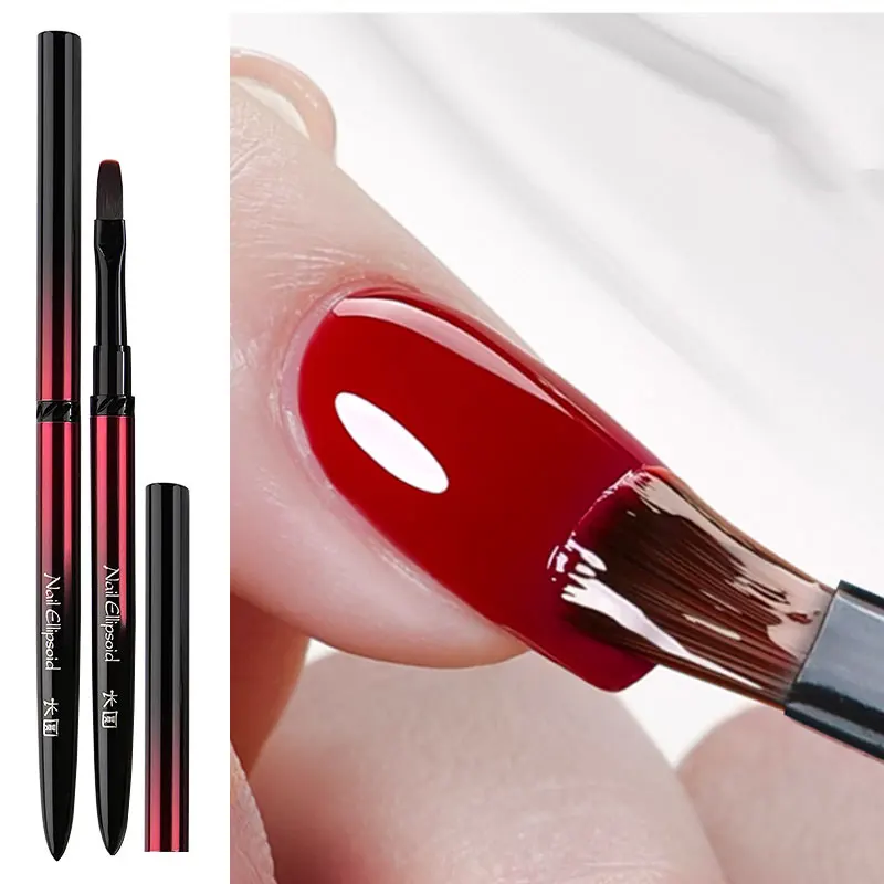 

Black Handle Nail Drawing Brushes for Manicure Lines Painting UV Gel Brush Nails Extension Builder Drawing Pen DIY Manicure Tool