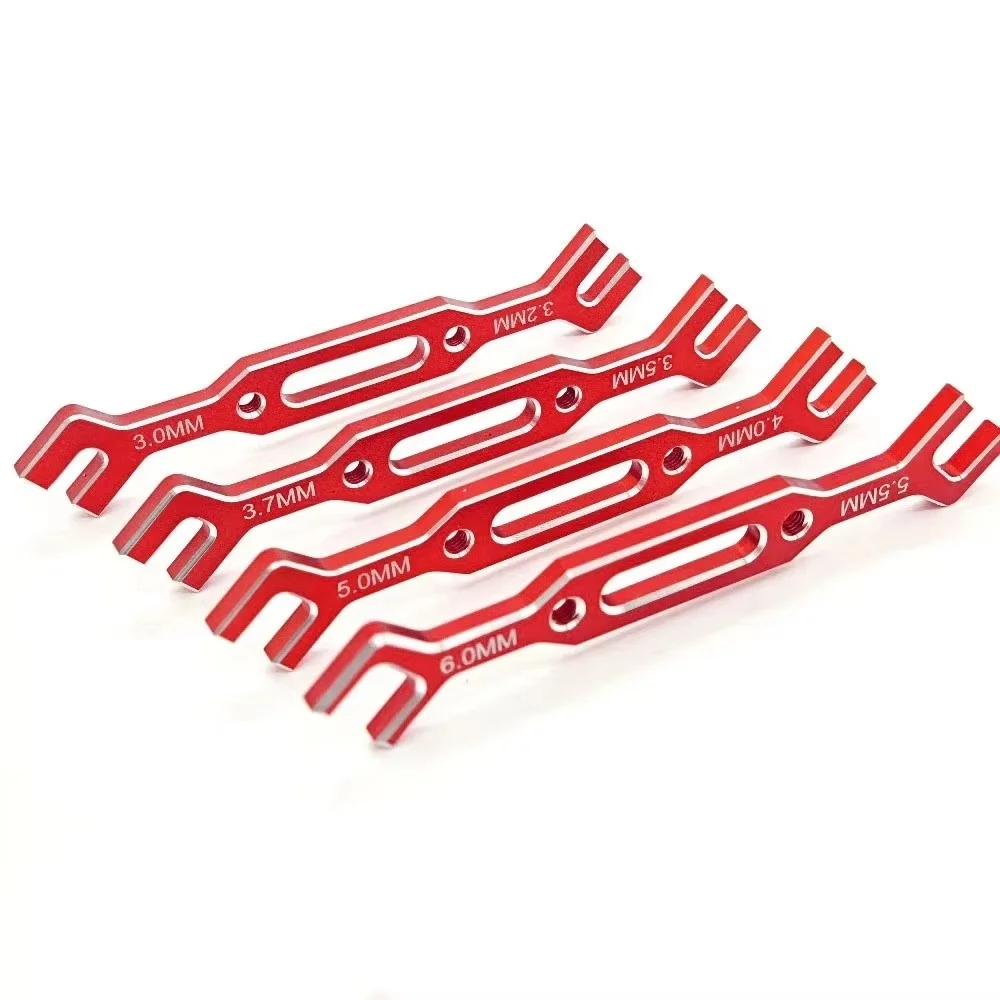4pcs 7075 Aluminum RC Wrench 3.0/3.2/3.5/3.7/4.0/5.0/5.5/6.0mm Turnbuckle Nut Ball Joint for RC Crawler Car Boat Drone