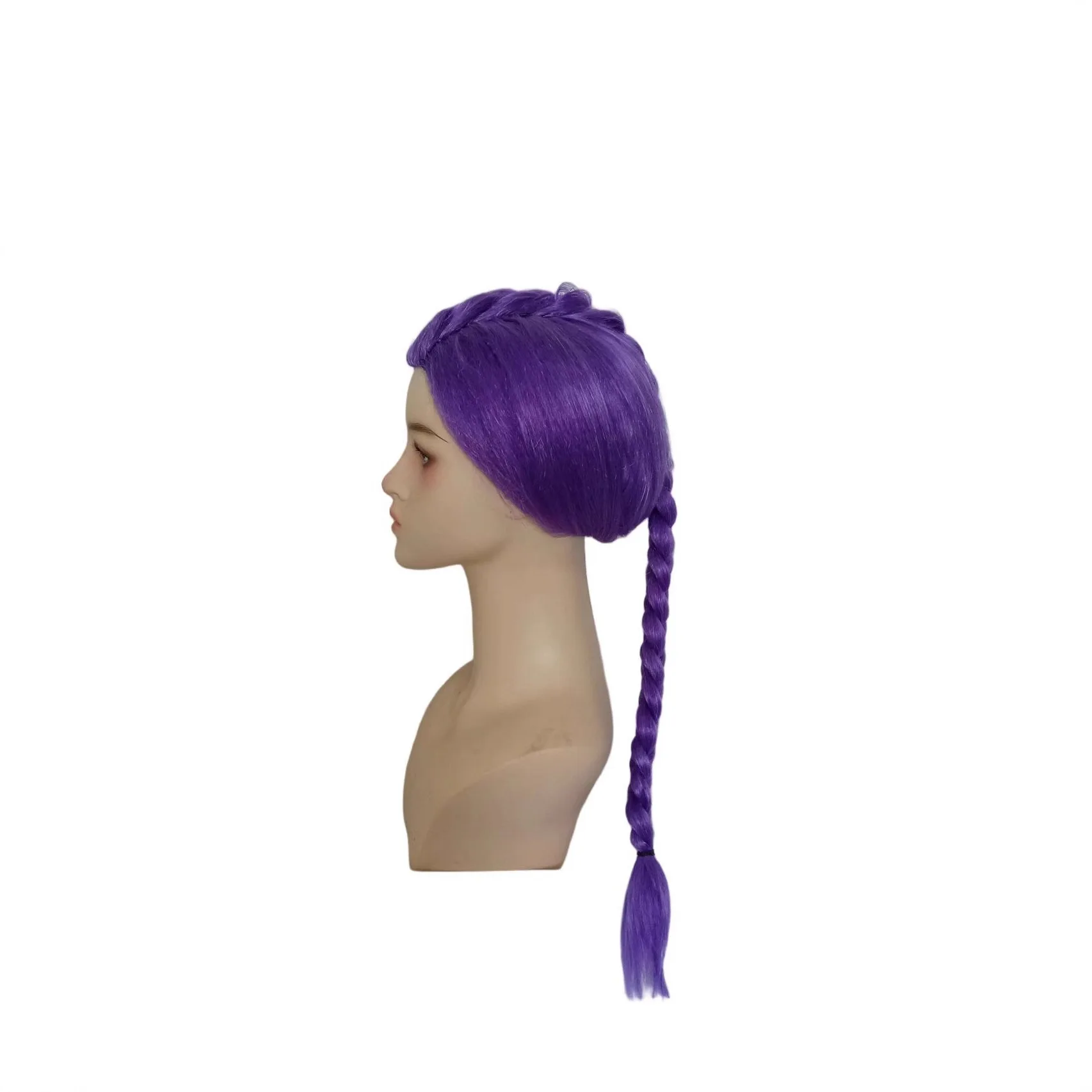 Peluca de Cosplay púrpura Rumi para cazadores de demonios KPOP, pelo sintético resistente al calor, uso diario, regalo de juego de rol para fiesta de Halloween