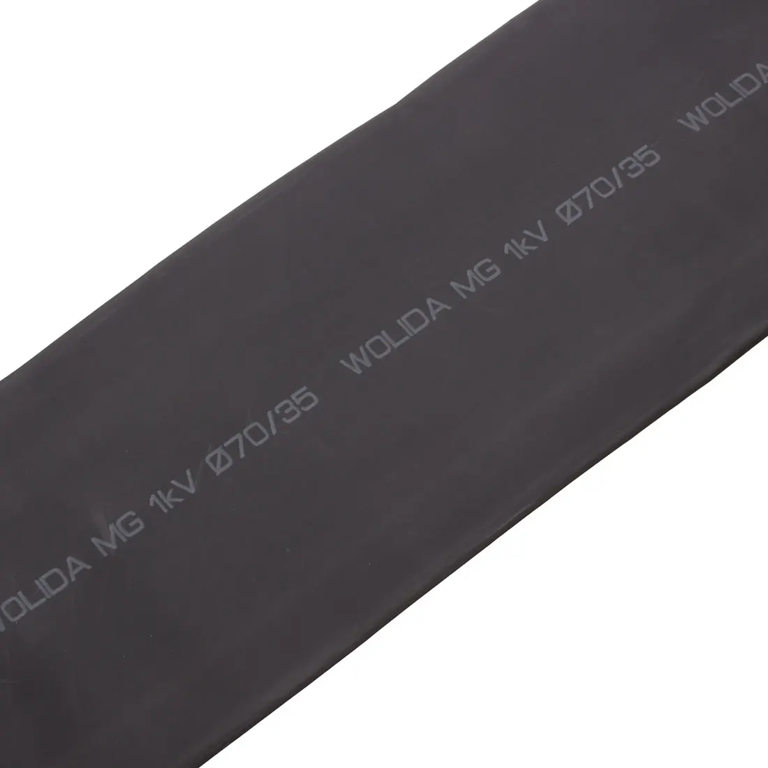 1M Heat Shrink Tubing Pressed Flat Width 110mm Dia 70mm Shrink Rate 2:1 Polyolefin Tube Sleeving Insulated Lined Cable Sleeve