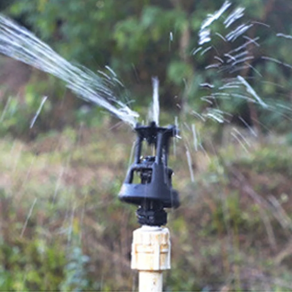 

2pcs Plastic Rotary Watering Sprinkler Durable Universal Garden Irrigation Nozzle 360 Degree Swing Sprinkler Flower Vegetable