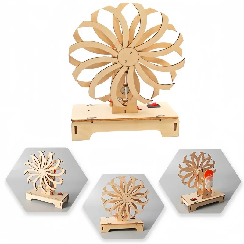 Matériel de bricolage pour l'éducation scientifique des enfants : Expérience artisanale sur la persistance de la vision et l'illusion d'optique