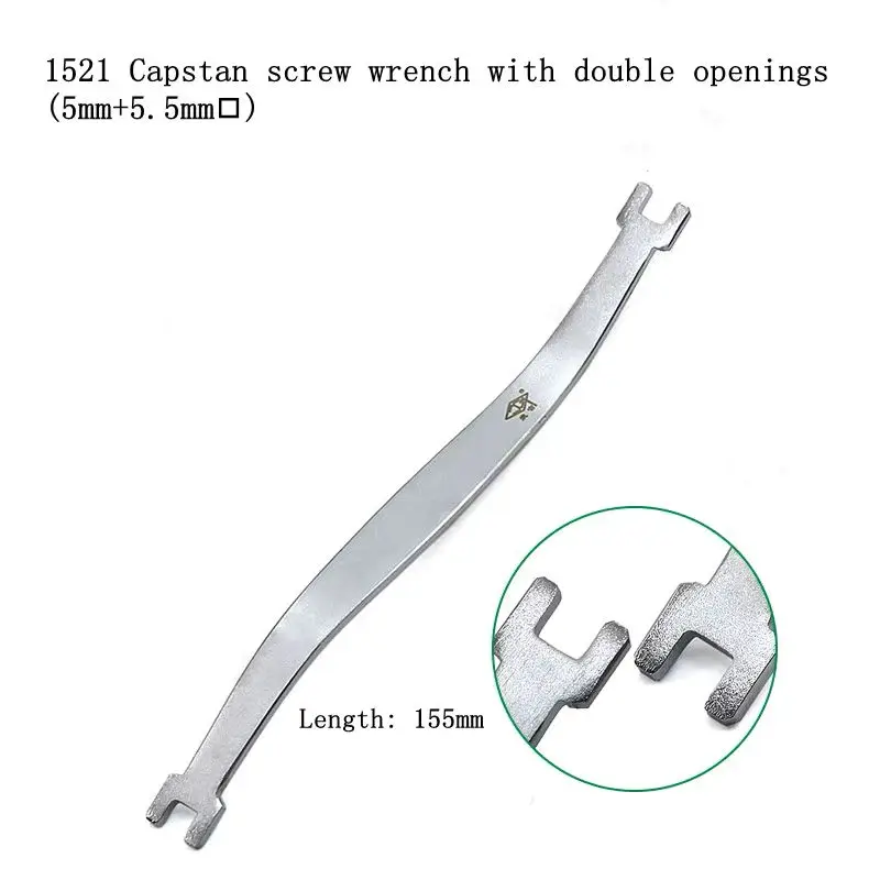 Piano Keyboard Repair Tuning Tool Double-Port Staple Wrench Dual-Purpose Staple Wrench String Gauge (large/small)