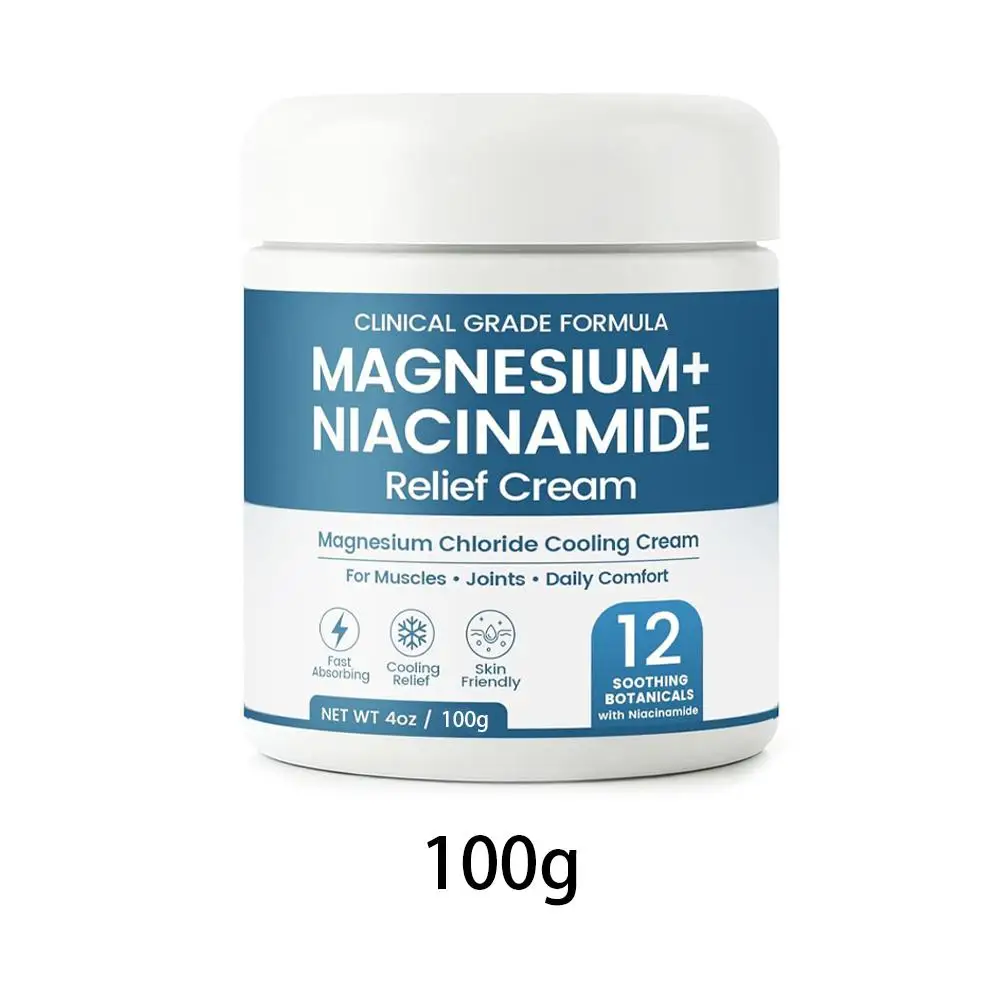 Personal Health Care Magnesium Niacinamide Relief Cream Topical for Joints, Legs, Feet