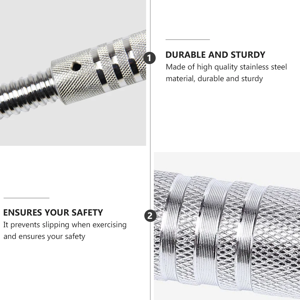 

Dumbbell Connecting Rod Durable Stainless Equipment Adjustable Dumbbells Fitness Accessories Weight Training Tools