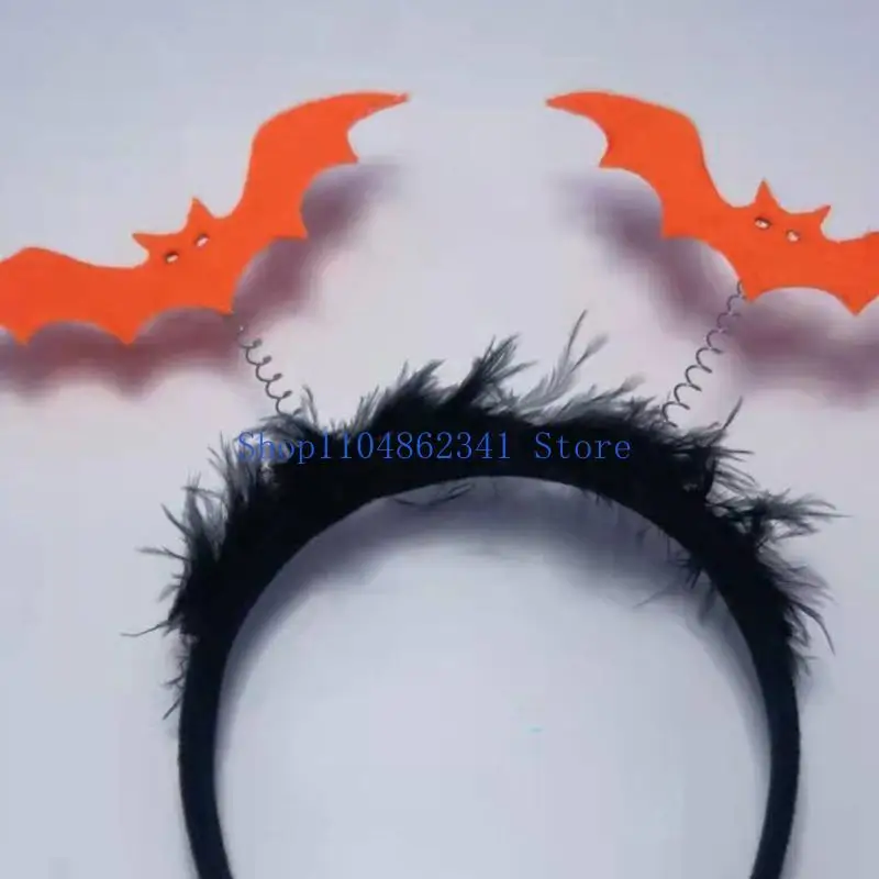 5asd Gothic Fledermaus Stirnband für Frauen Halloween Tiaras und Kronen Goth Stirnband