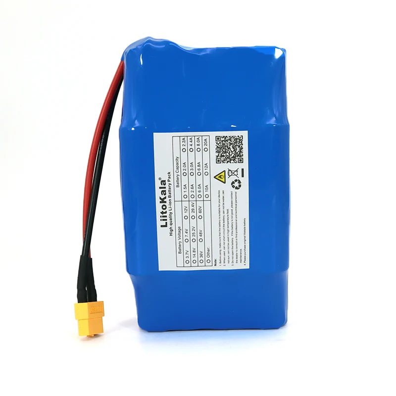 Liitokala 36v 6ah 6000mah alta dreno 2 roda scooter elétrico auto balanceamento bateria de lítio para auto-balanceamento se encaixa 6.5"
