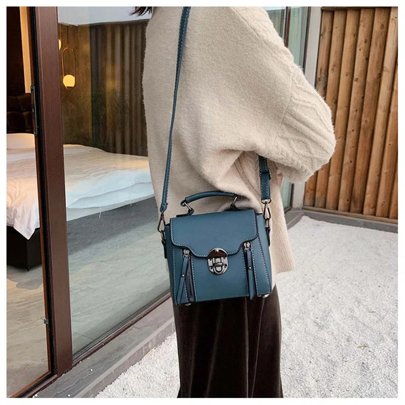 

Women's Bag Shoulder Bag Women's Summer Bag Black Leather Beach Mini Pu Evening Small Square Sling Purse Crossbody Bags