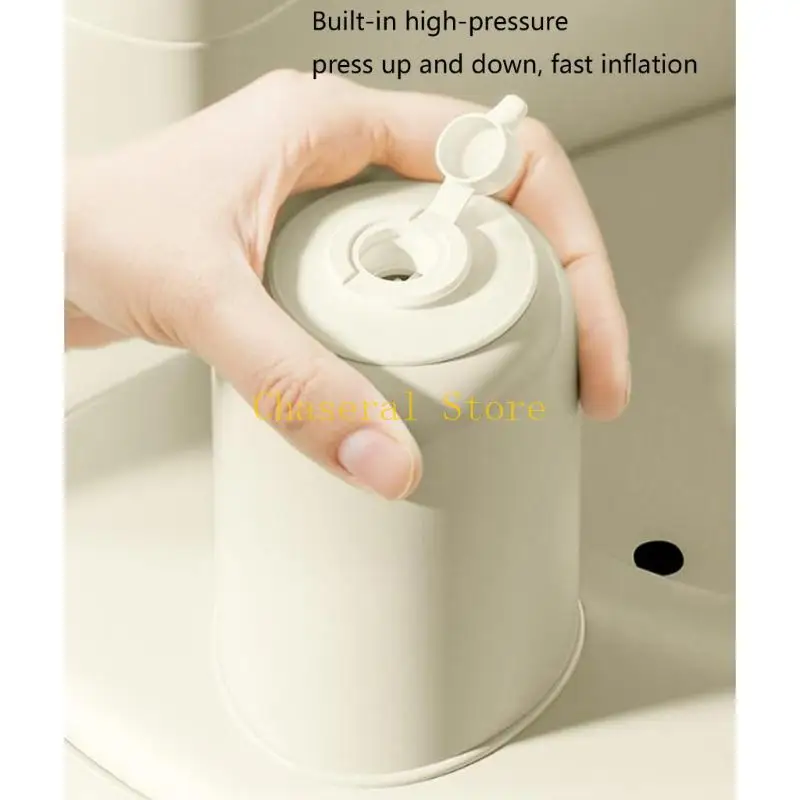 E7CE Easy Deflate aufblasbare Badewanne für Babys für Zuhause, Reisen und den Außenbereich