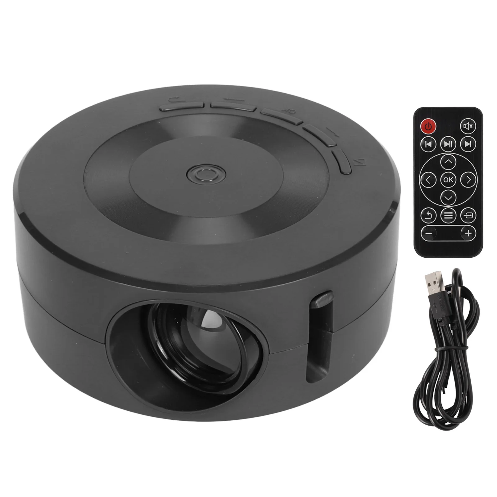 

Mini Projector Portable Small Home Movie Projector Eye 1080p LCD Display Built in Speaker for Android for Phone