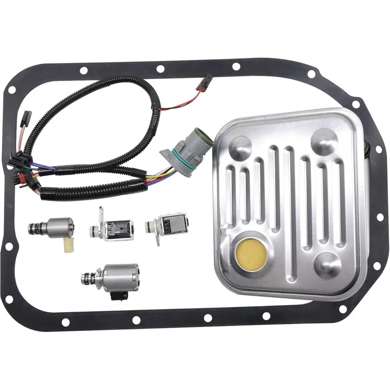 Super Sale 4L80E Internal Wire Harness MT-1 Transmission Solenoid Kit EPC Shift A&B 7Pc Solenoid Set W/Filter 2004-on