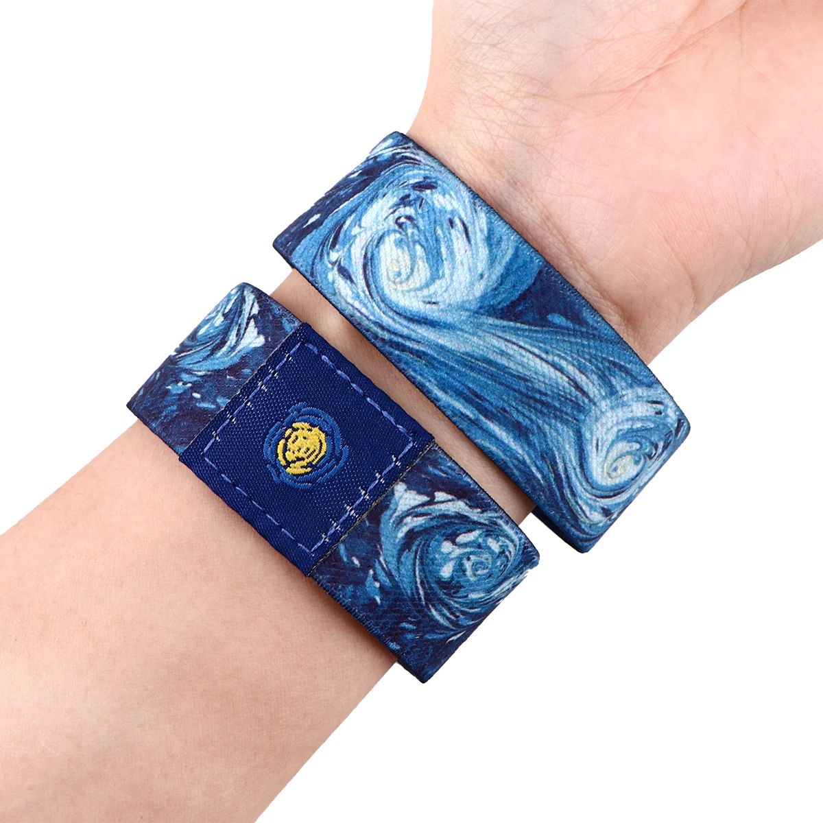 Bransoletka Art Waves dla kobiet Mężczyźni Van Gogh Gwiaździste niebo Elastyczna opaska sportowa Modne bransoletki Biżuteria Akcesoria artystyczne Prezenty — zdjęcie 6