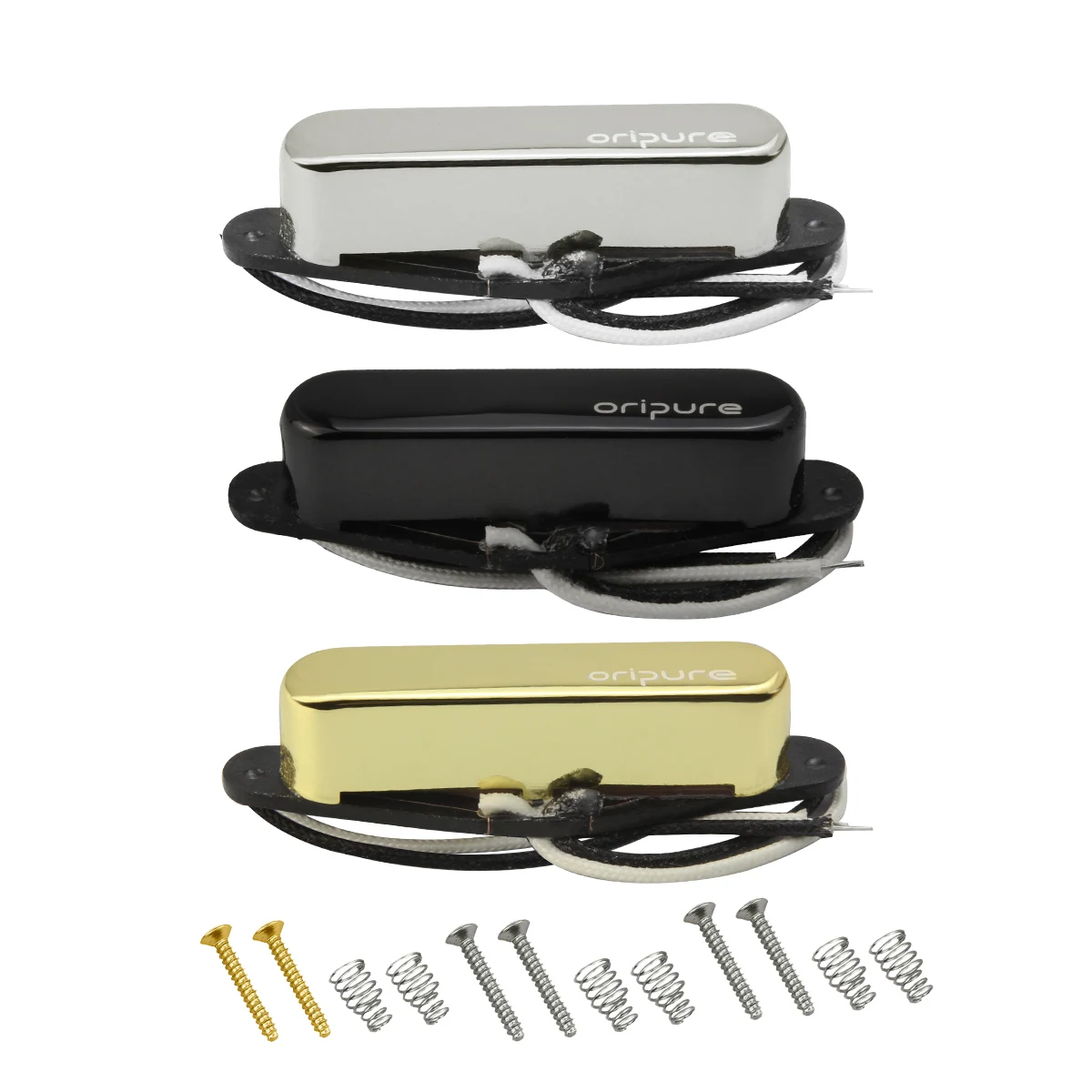 OriPure PSL5 Alnico 5 Pickup TL Electric Guitar Neck Pickup,Chrome/Black/Gold Choose