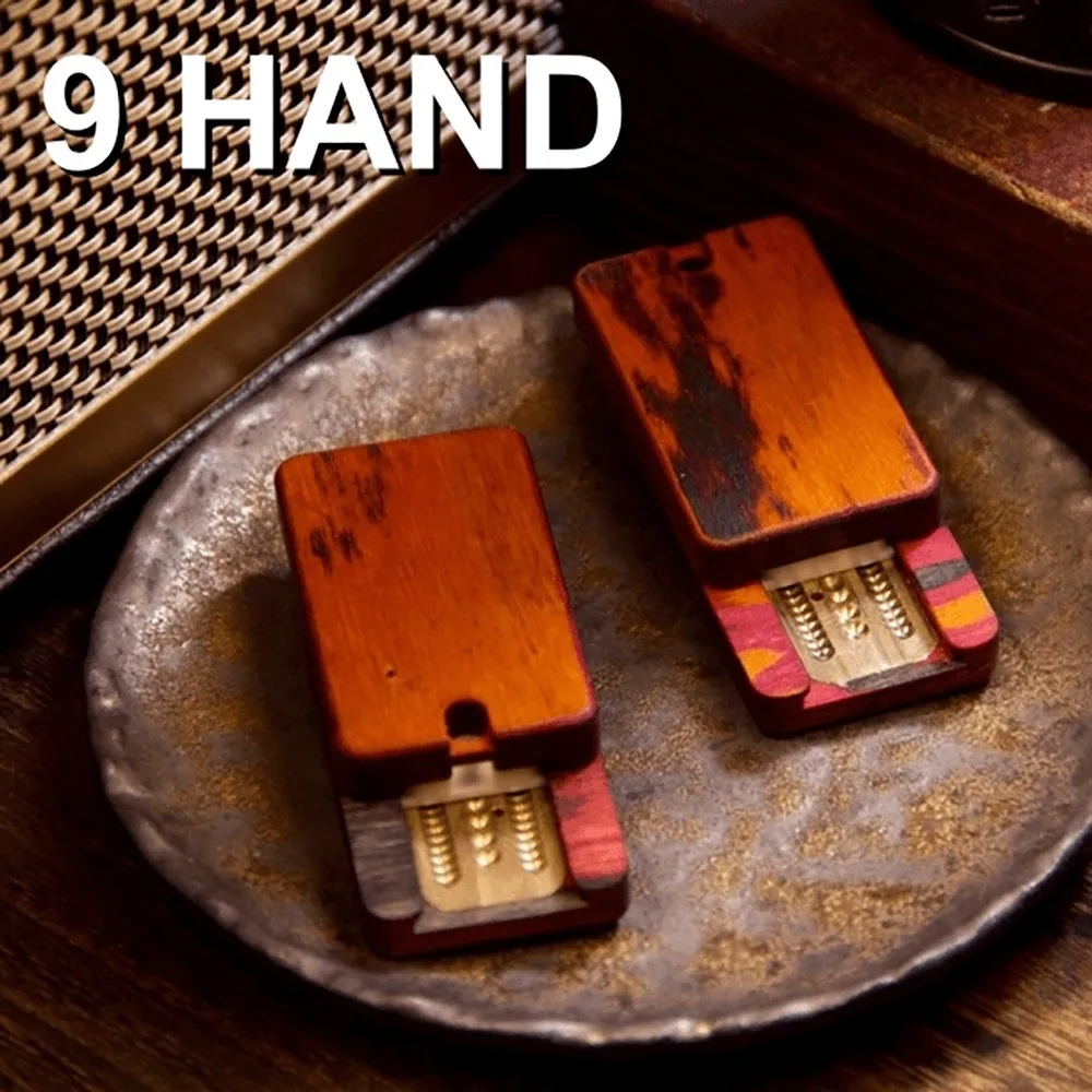 ของเล่นบีบคลายเครียด 9 HAND EDC Engineered Wood Dingding Fidget Slider ของเล่นสไลด์แบบกด สำหรับผู้ใหญ่ ช่วยลดความวิตกกังวล