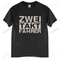 cotton tshirt men summer tees ZweiTaktFahrer Mopedjungs Simson MZ Oldtimer Trabant Wartburg Moped Funny Top Tees Mens Tshirt