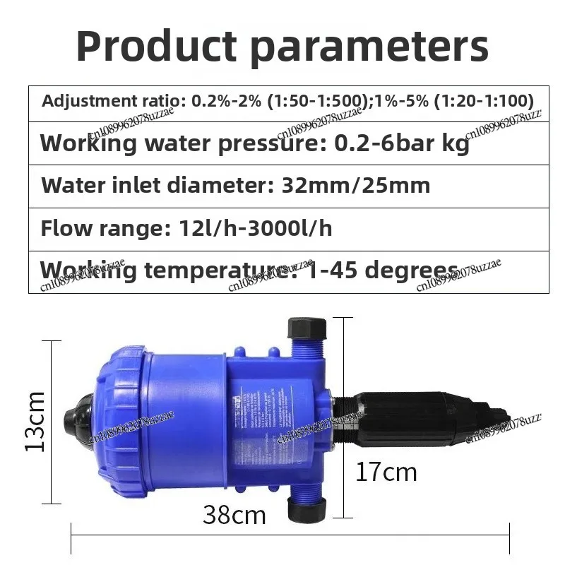 Doser, Equal Proportion Pump in Farm, Pig Farm, Chicken Farm Dilution Ratio, Automatic Irrigation in Greenhouse
