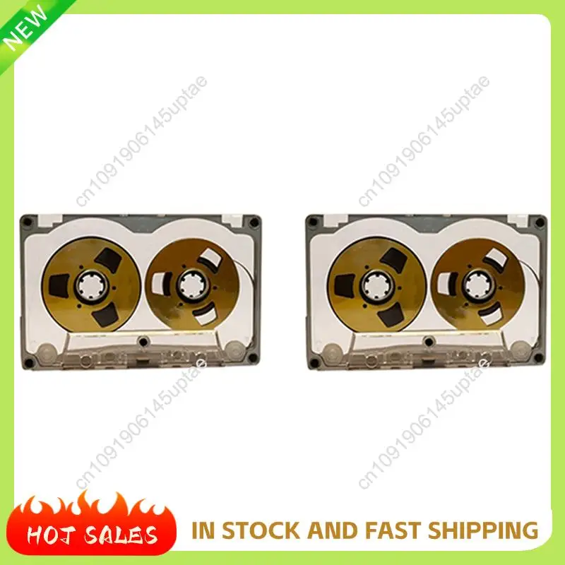 

N88R 2X 55 Minute Blank Tape Disk Double-Sided Metal Small Open Disk Blank Cassette Tape Tape Disk, E