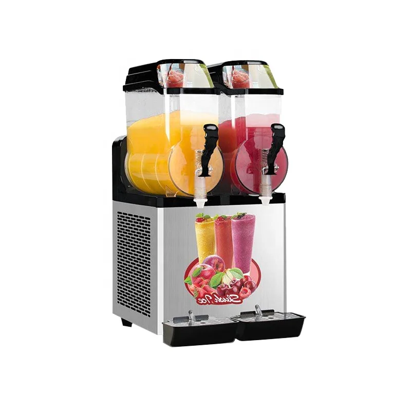 Professional Commercial Smoothie Machine Single Double Triple Tanks Automation Slush Machine For Restaurant Tea Shop Use