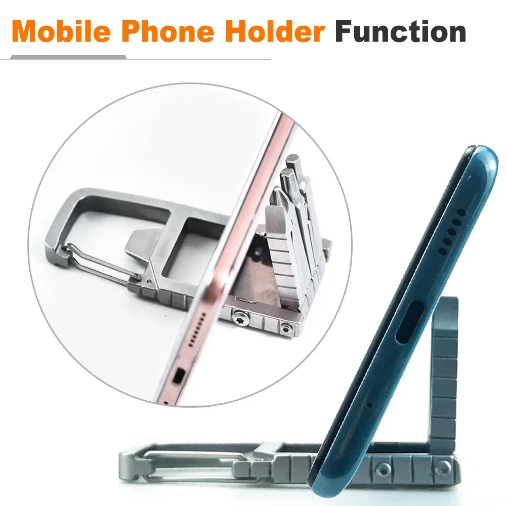 13 in 1 Multifunction Stainless Steel Tool Combination Folding Outdoor Tools Corkscrew Screwdriver Wrench Knife Knife Keychain