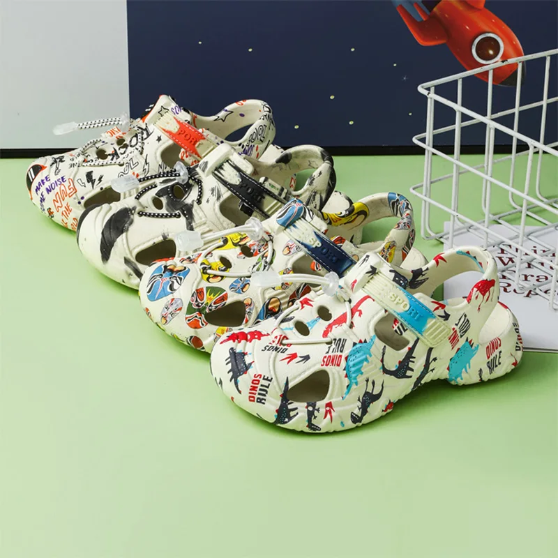 Toddler Boys Girls Garden Clogs Slippers Breathable Anti-Slip Quick Dry Sandals Summer Beach Pool Water Shoes for Kids