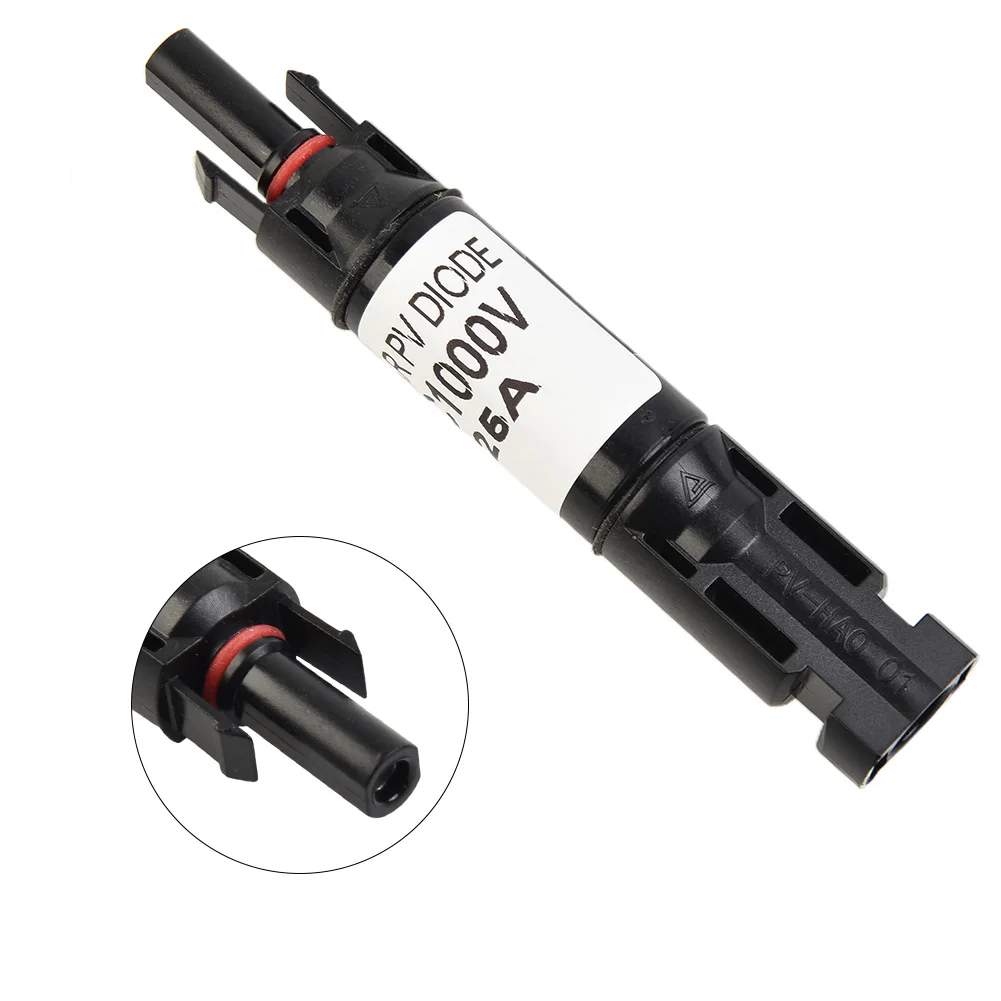 Connector Fuse Holder With Diode 1000V Black For 25A Diode High Current-carrying Injection Molding High Quality