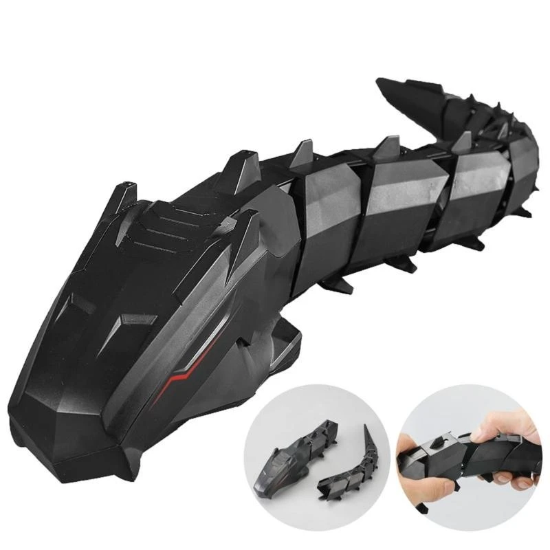 لعبة حمام على شكل ثعبان للأطفال على شكل ثعبان للتحكم عن بعد على شاطئ البحر للأطفال روبوت ميكانيكي 15UB