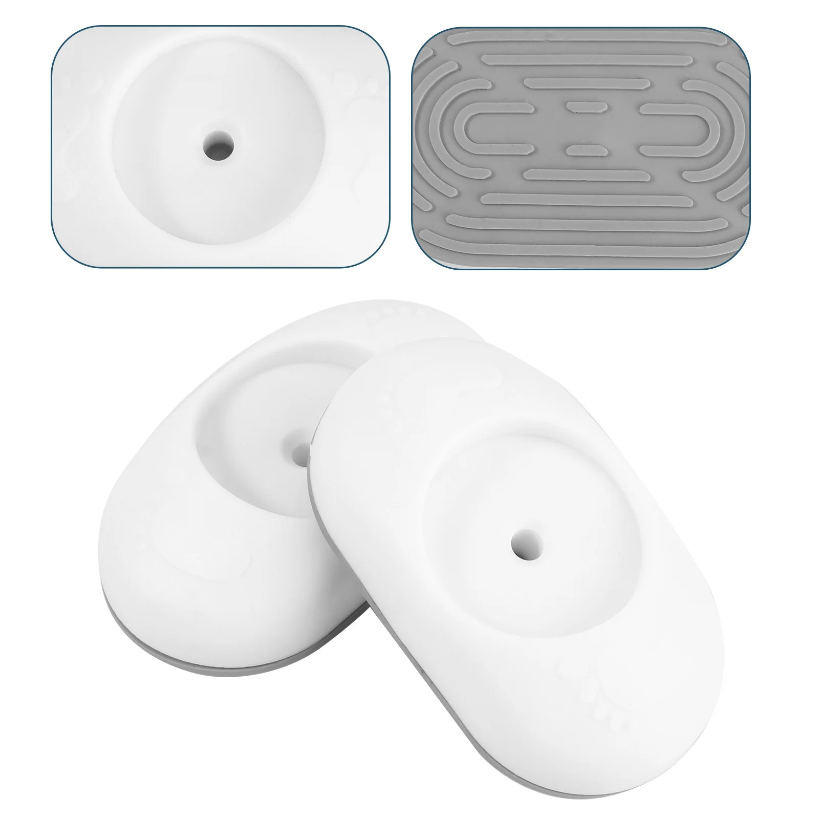 

2Pcs Children Door Safety Fence Fixators Reliable Wall Protectors Simple Structure Non-Slip Bottom Space Saving