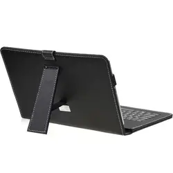 10 Inch and 10.1 Inch Keyboard Leather Cover Case Casual Solid For Waterproof Drop Resistance Type-C Port Keyboard for Tablet Pc