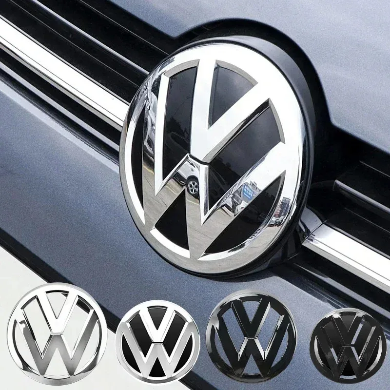 

Хромированная серебристая или черная эмблема решетки радиатора автомобиля для Volkswagen VW Golf 7 MK7 2014-2017, значок задней крышки багажника, автоматическая эмблема