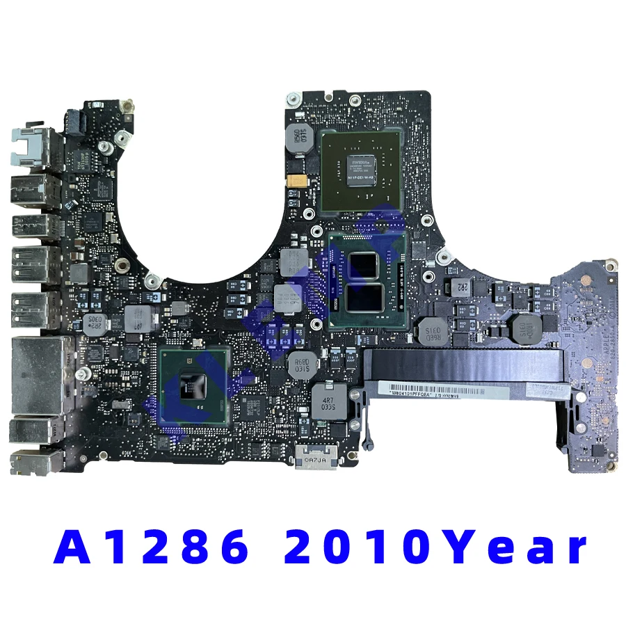 Placa-mãe para MacBook Pro, Original testado, Logic Board, Core Duo 2, i5, i7, 2010, 2011, 2012, 15 polegadas, A1286