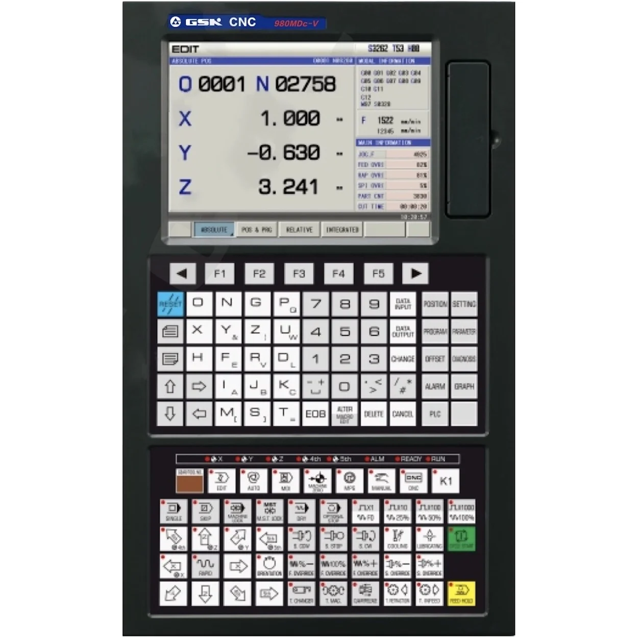 980MDc Updated 5 Axis CNC Controller For Gsk Retrofit Kit Milling Machine Cnc Milling System