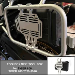 NEUE Motorrad Wasserdichte Werkzeugkasten Seite Werkzeug Box Für TIGER 850 2020 2021 2022 2023 900 2020-2023 erste-hilfe/Fatten kit Toolbox
