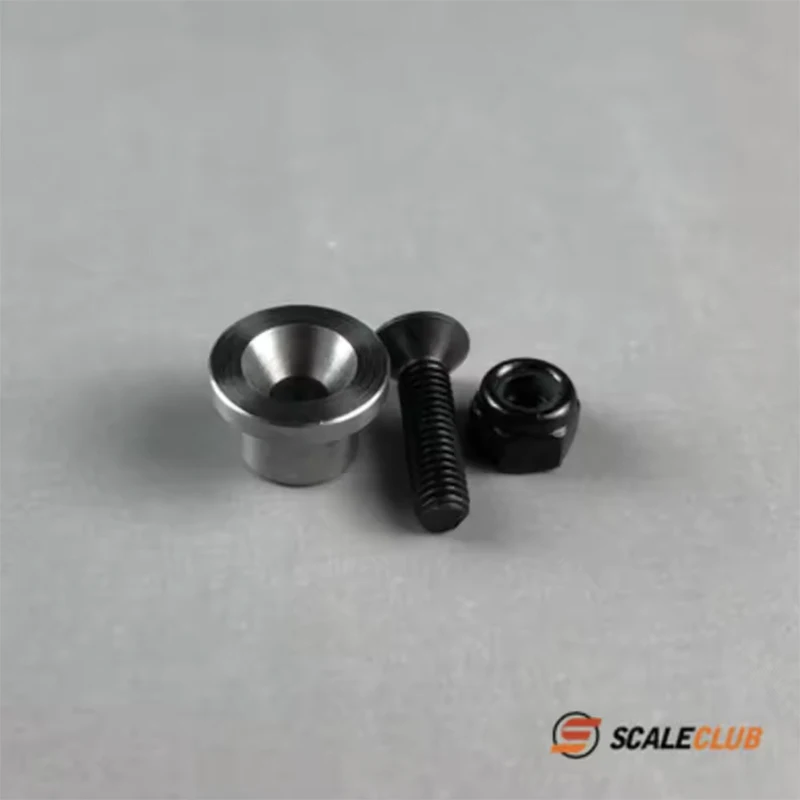 Scaleclub Model 1:14 Tractor Truck Zware Vervoer Metalen Cross Slijpschijf Basis Voor Tamiya Lesu Rc Truck Trailer Kipper
