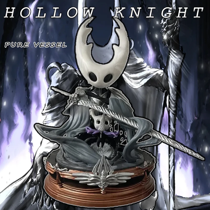 

26 см Hollow Knight Pure Vessel, игровые фигурки, модельный комплект, изысканный домашний настольный орнамент, декор, статуя, коллекционные игрушки, подарки