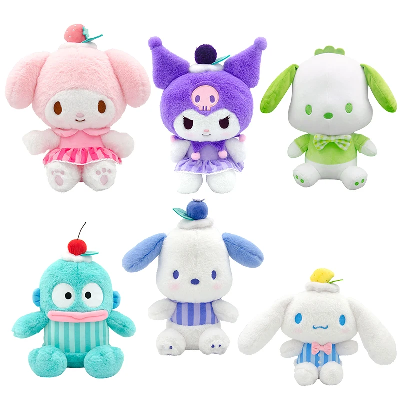 

Sanrio плюшевая кукла Kuromi My Melody полачко Hangyodon Cinnamoroll плюшевые мягкие животные мягкие детские игрушки подарок на день рождения для девочек