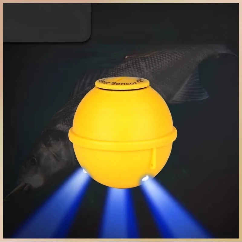 Acessórios originais sonda sonar recarregável totalmente à prova d'água com luz de isca de peixe