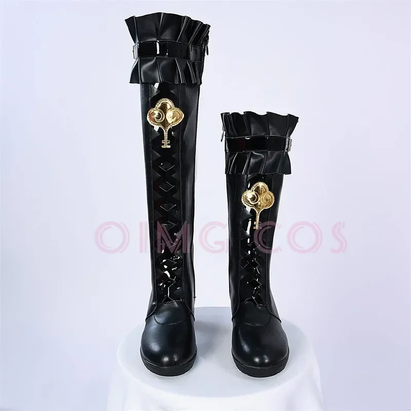 Honkai Star Rail Big Herta Cosplay Halloween para homens sapatos jogo estilo anime chinês