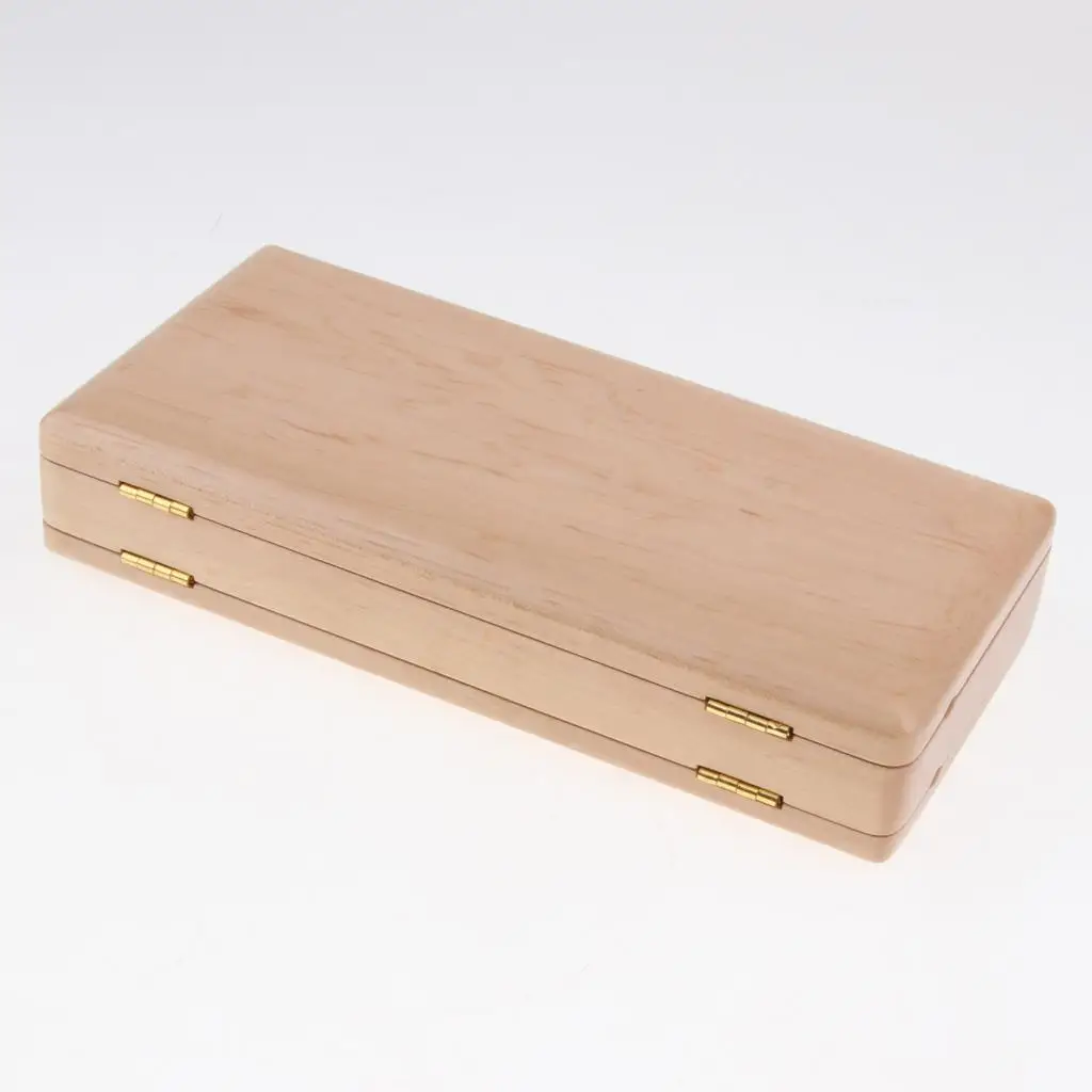 

Деревянный органайзер для хранения тростей для фагота с защитой от влаги для деревянных духовых инструментов и аксессуаров