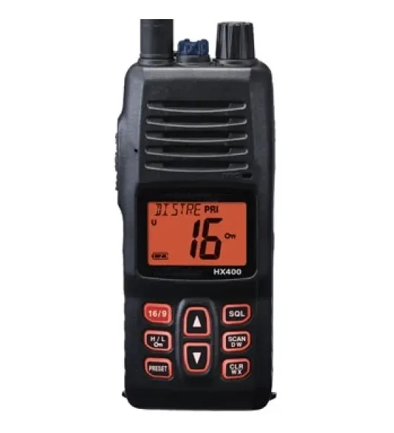 HX400 HX400IS Handheld VHF Intrinsically Safe Marine Radio Waterproof with NOAA Weather channels Walkie talkie