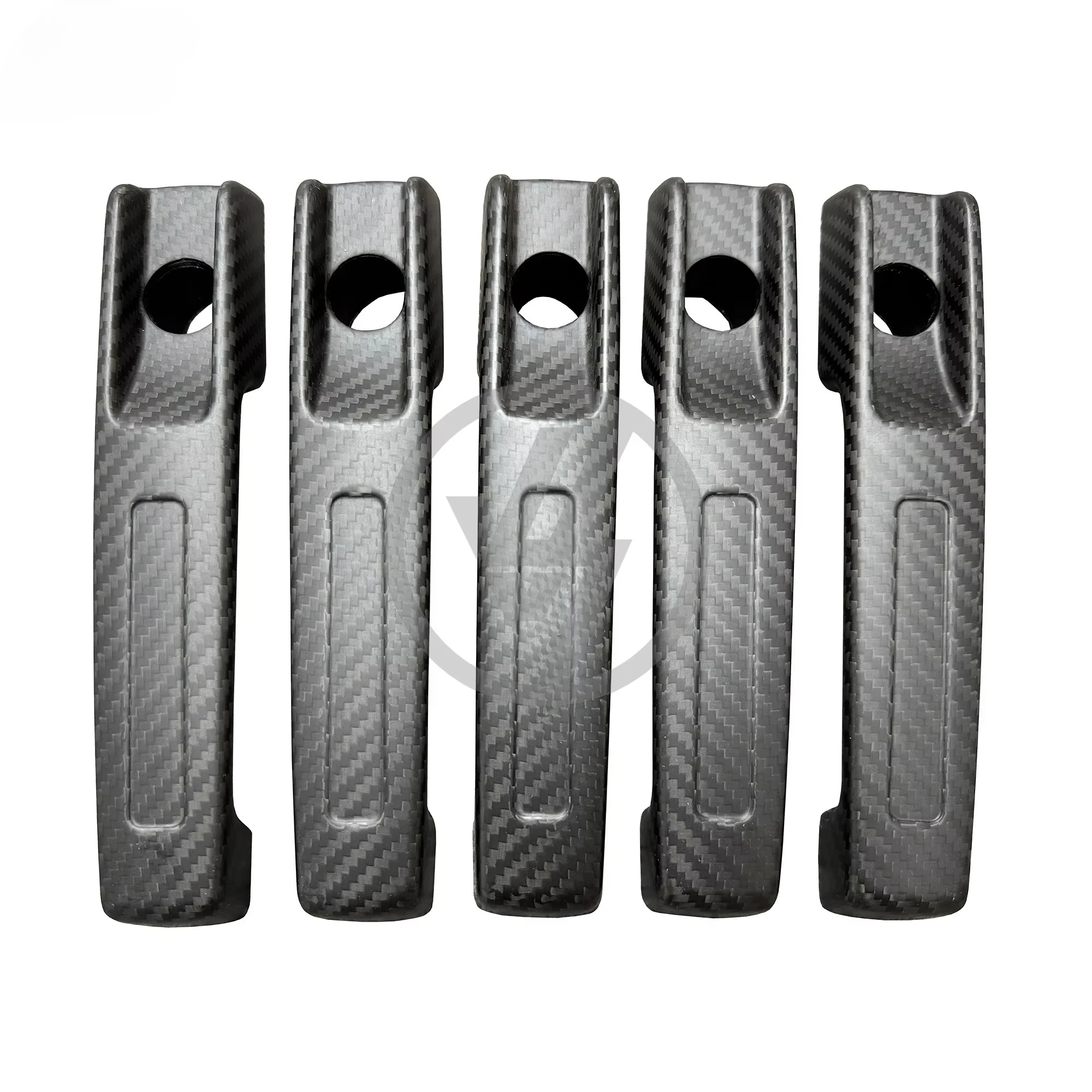 Dry Carbon Fiber Glossy Twill Weave Vacuum Bagged TYPE-Matte External Door Handle for G-Class W463A G63 G500 2019 Car
