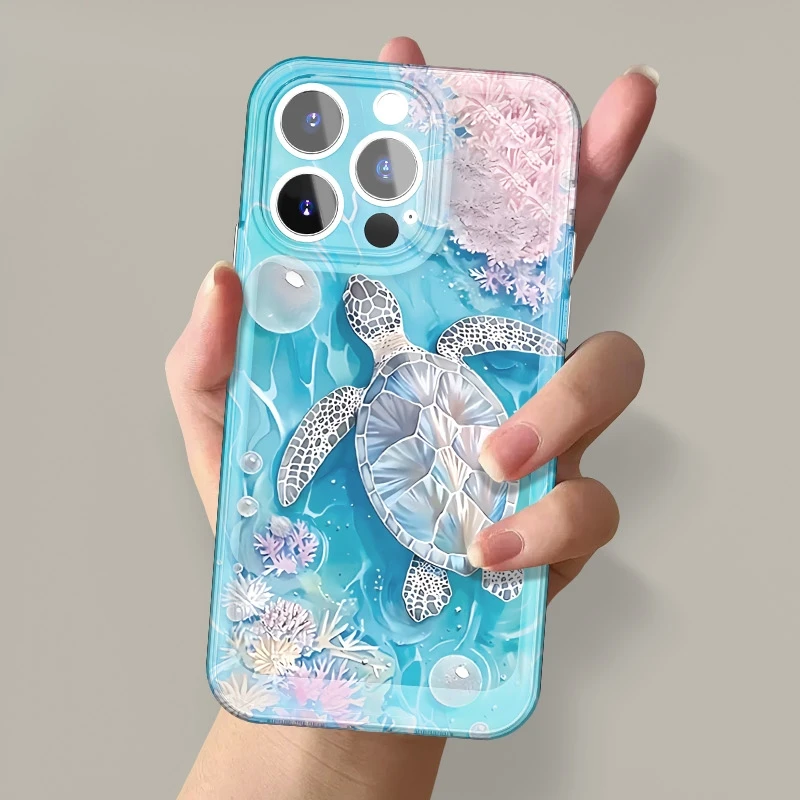 حافظة لهاتف آيفون 17 Air 16 16e 15 14 13 12 11 Pro Max 8 7 Plus غطاء نسيج شيفون