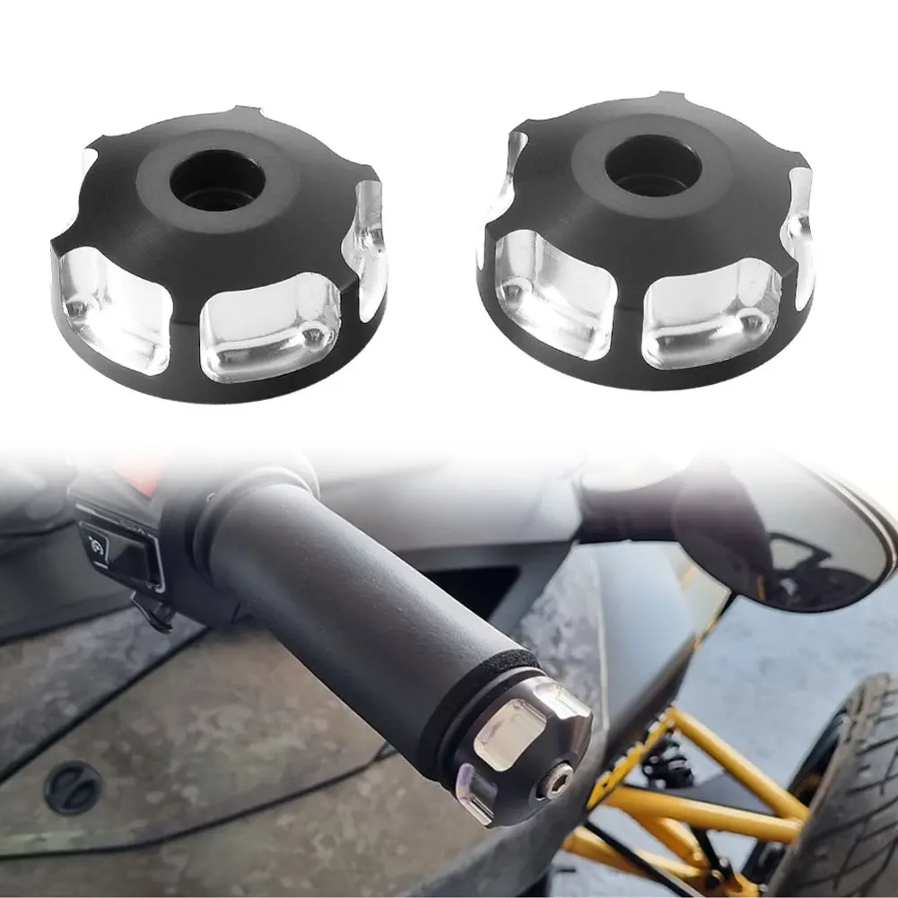 غطاء نهاية المقود لنماذج Spyder F3 لنماذج Spyder RT لنماذج Spyder ST لنماذج RS وللسان ألومنيوم RSS من الفولاذ المقاوم للصدأ #2