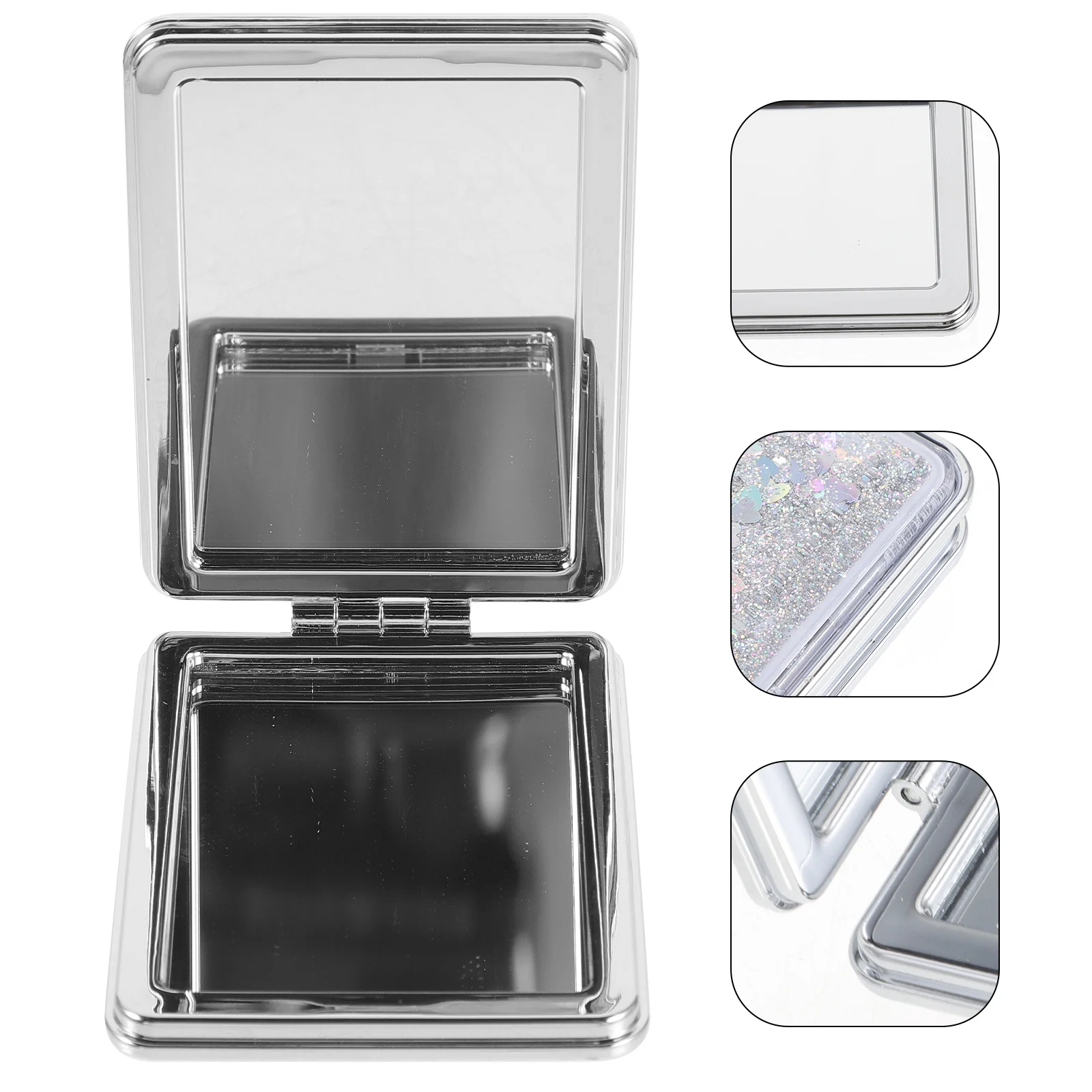 Elegant Vintage Compact Mirror Small Pocket Mirror for Women Purse Lightweight Portable for Travel Work Party Compact Mirrors